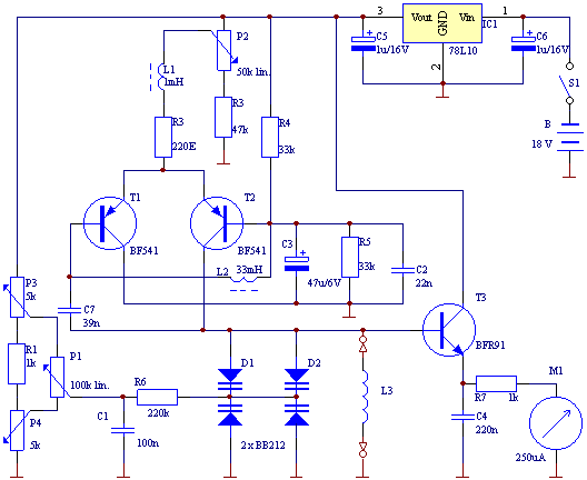 Dip-meter iz revije Elektor