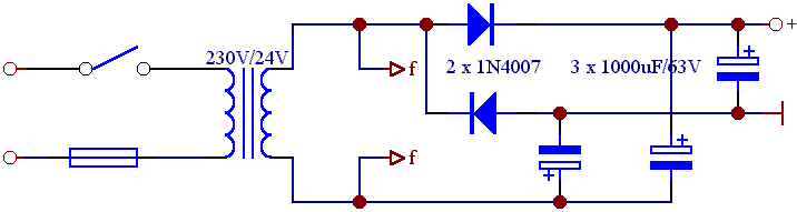 Napajalnik za generator
