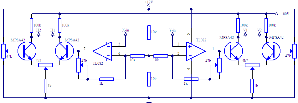X-Y amp_TL082_MPSA42
